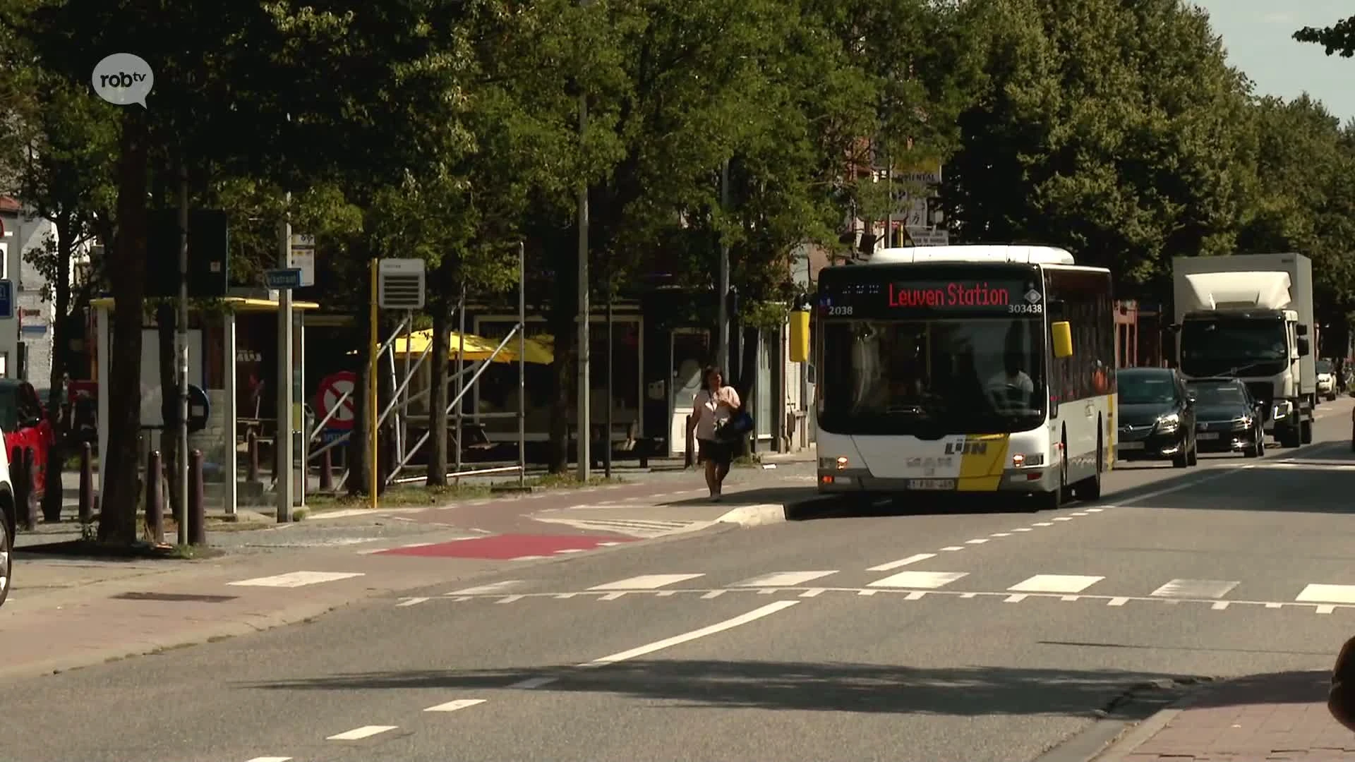 Extra busstroken op Diestsesteenweg tussen Leuven en Tielt-Winge, parkeerplaatsen langs de kant van de weg verdwijnen