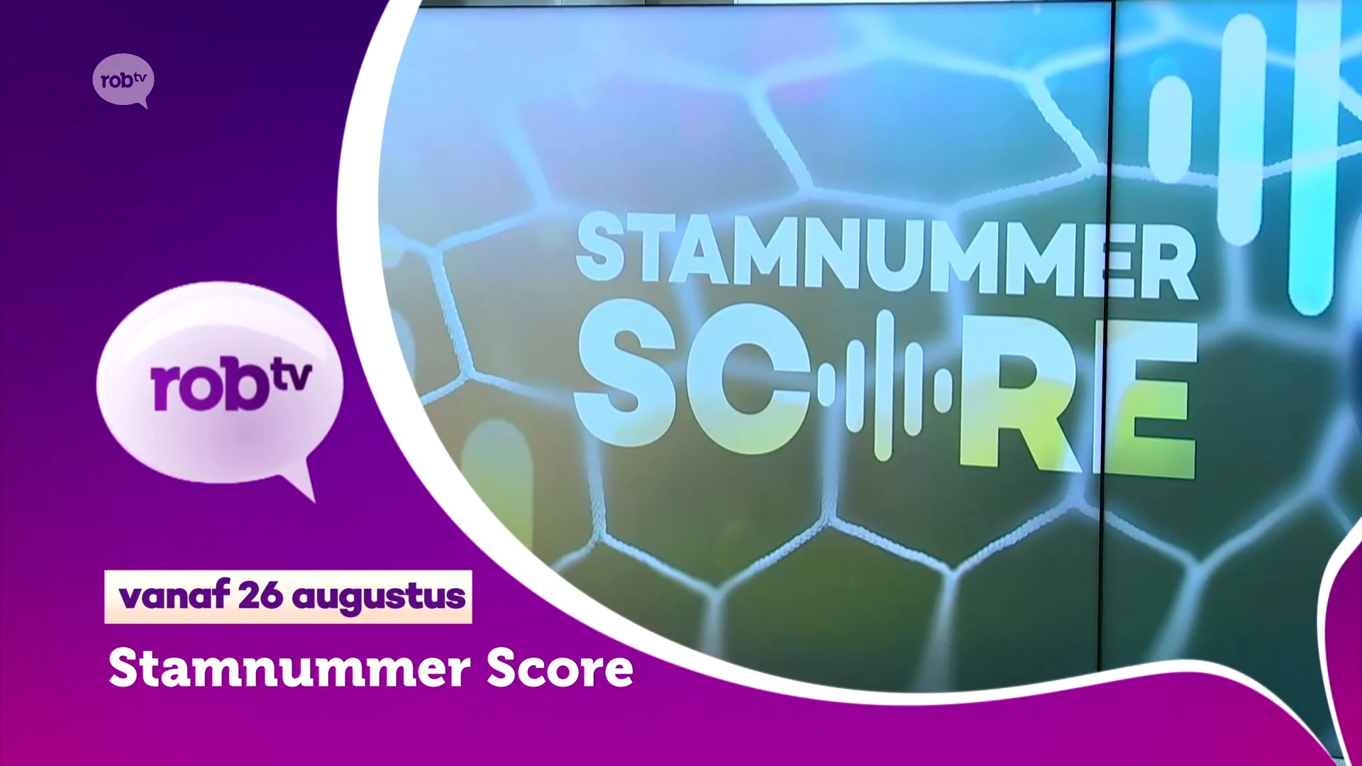 NIEUWE PODCAST vanaf dinsdag 26 augustus: Stamnummer Score
