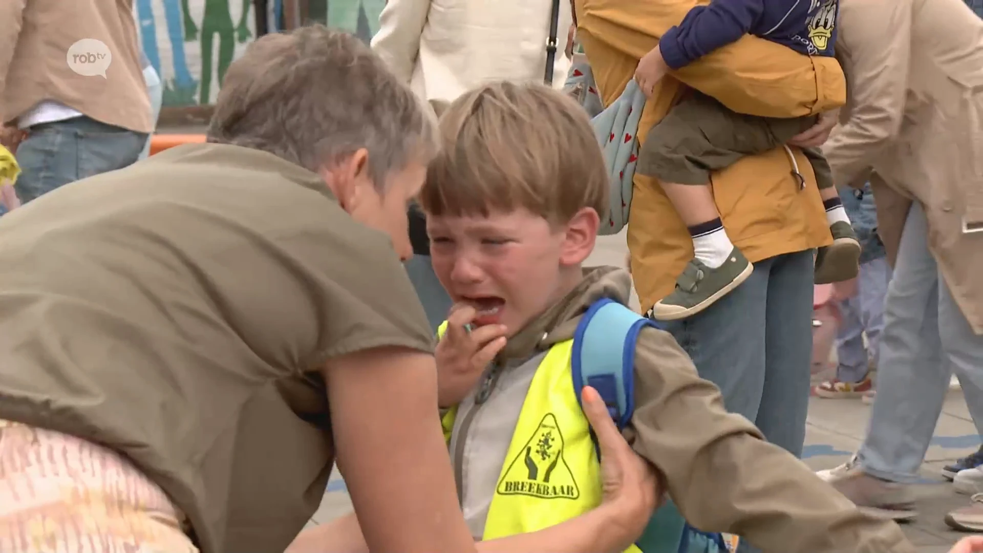 Veel blije gezichtjes en hier een daar een traan: zo verliep de start van de eerste schooldag op GBS Toverveld in Herent