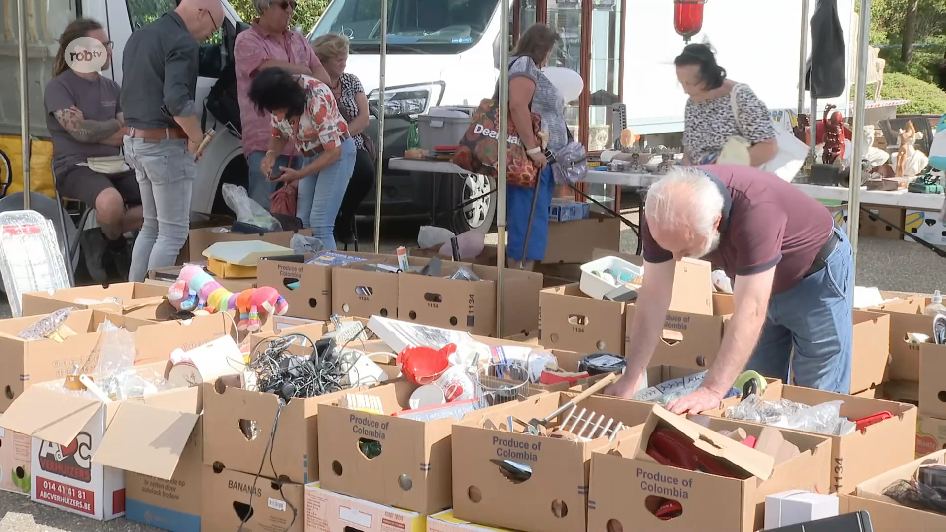 Rommelmarkt van Tielt-Winge verhuist naar Haasrode: "We zijn blij dat heel wat mensen ons gevolg hebben naar hier"