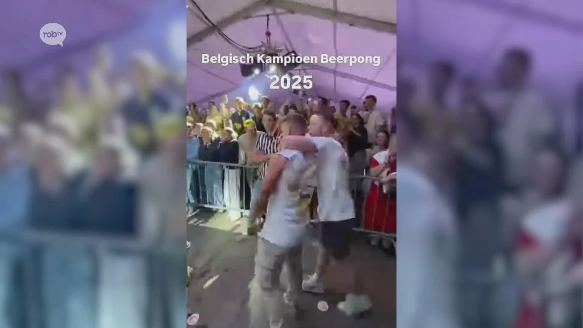 Na zenuwslopende finale: beste bierpongers van het land komen uit Aarschot en Rillaar
