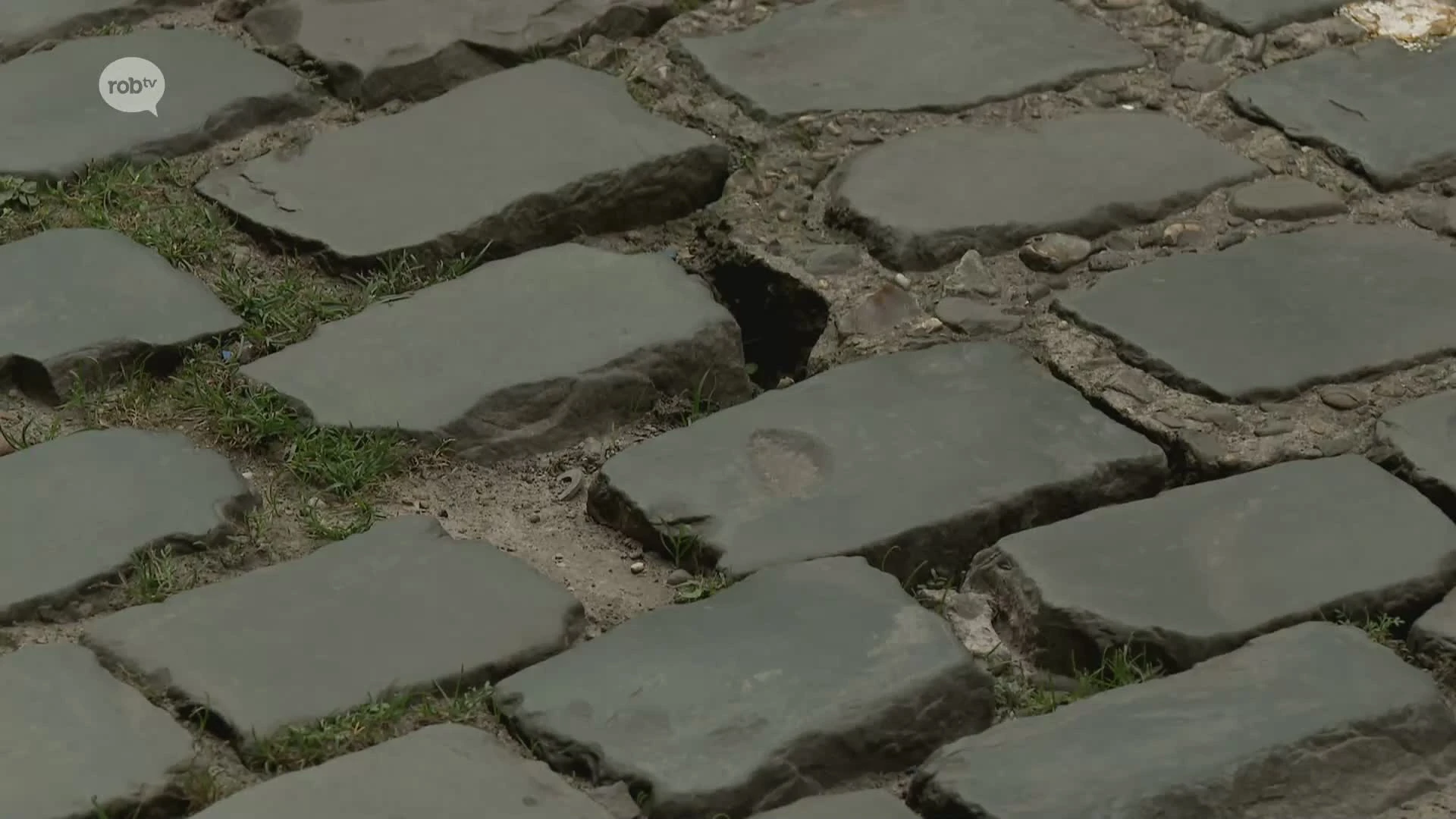 Herstellingswerken aan kasseiwegen in Leuven