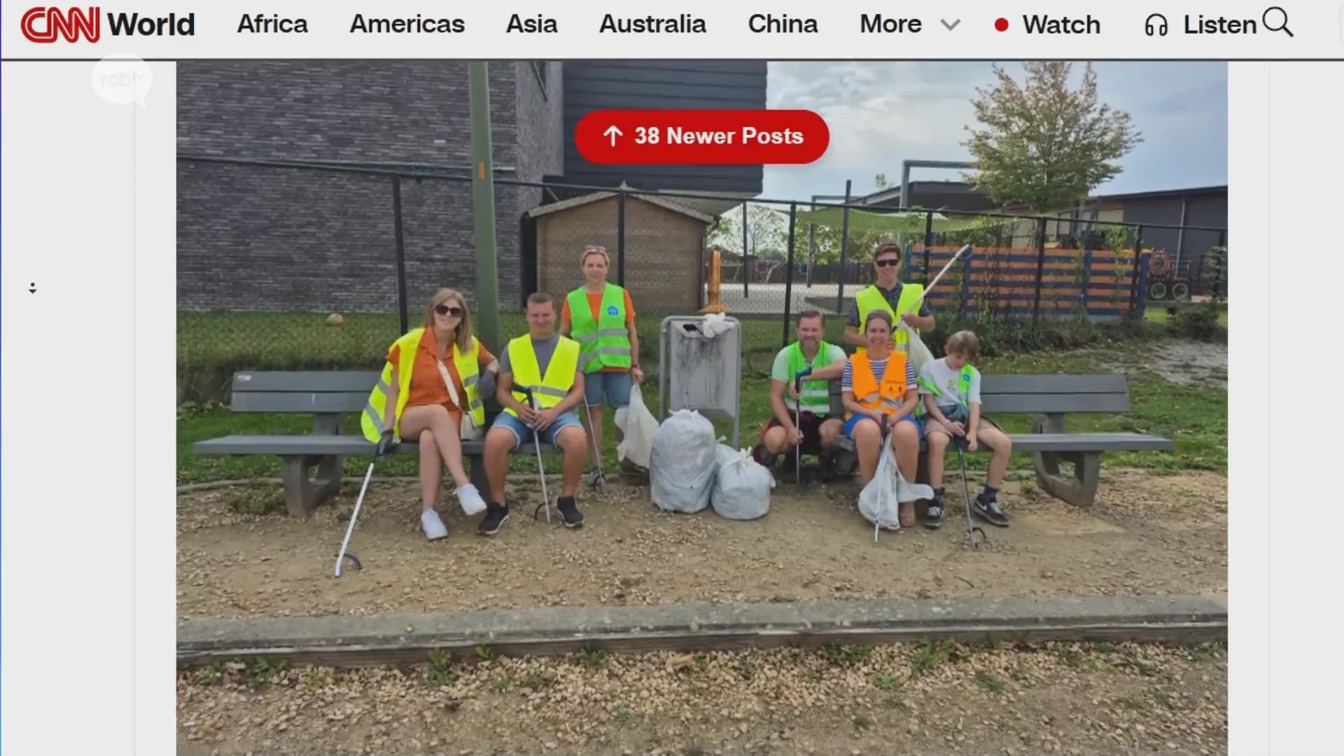 Hoofdafbeelding voor artikel CNN World merkt lokale zwerfvuilactie…