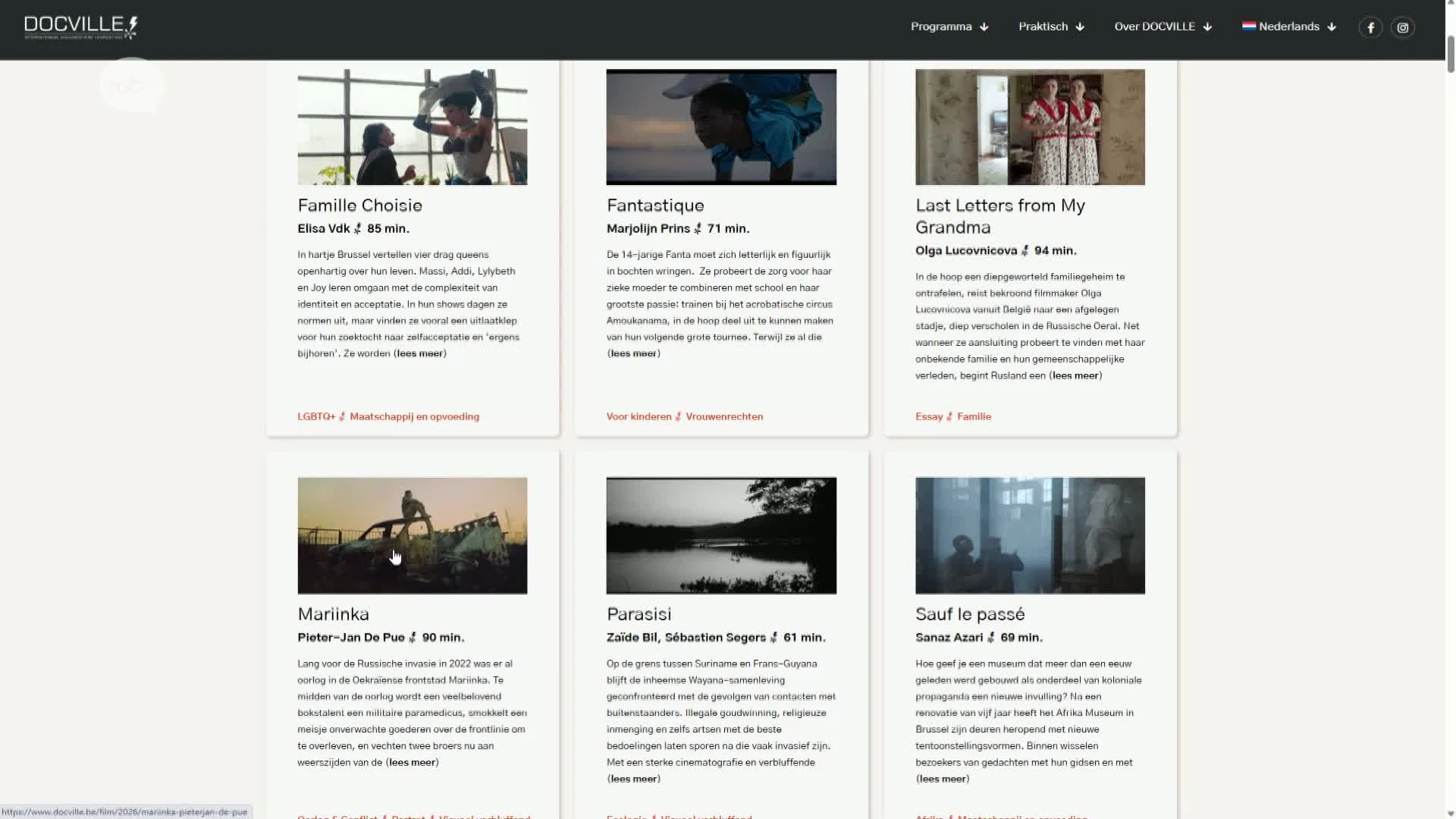 Hoofdafbeelding voor artikel 22e editie documentaire festival…