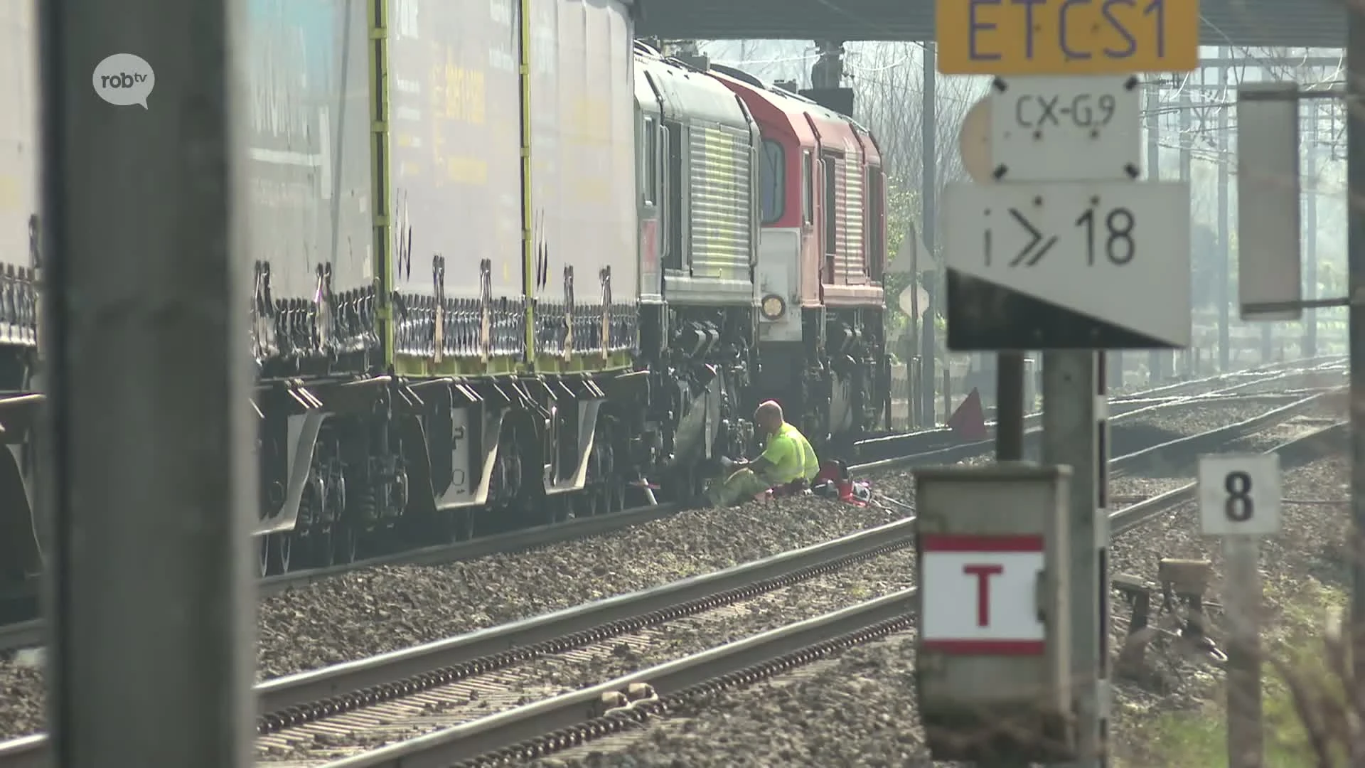 Hoofdafbeelding voor artikel Defecte goederentrein in Holsbeek…