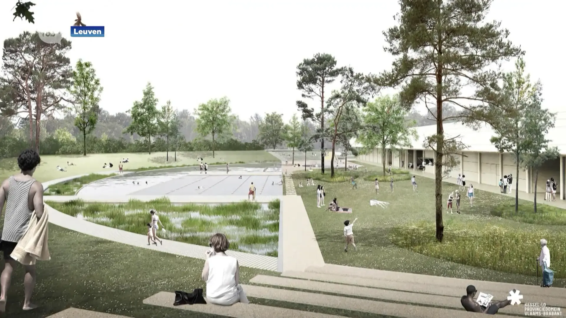 Hoofdafbeelding voor artikel Zo moet de zwemzone in Kessel-Lo…