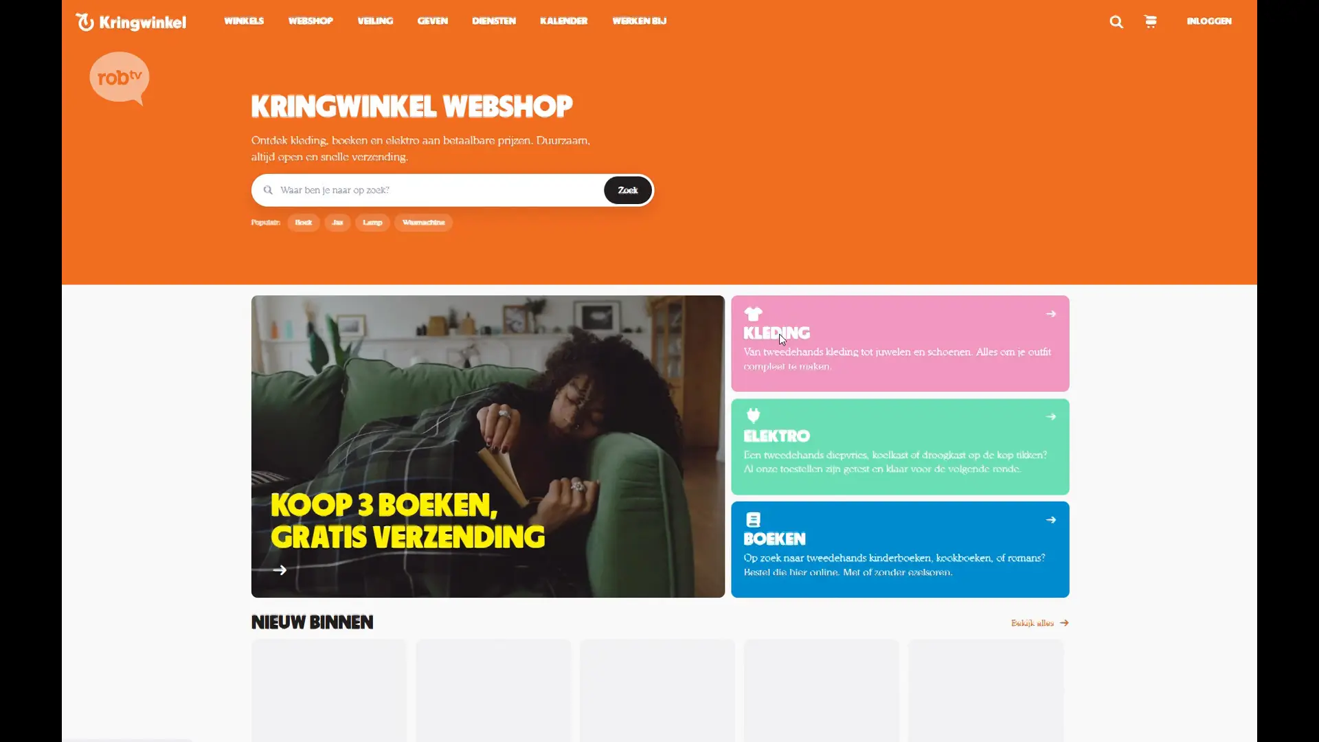 Hoofdafbeelding voor artikel Kringwinkel lanceert vandaag…