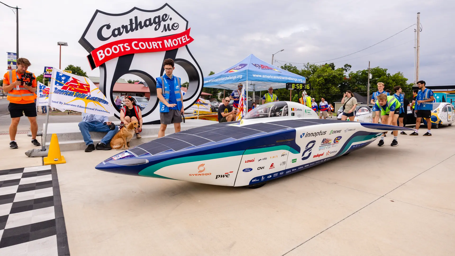 Hoofdafbeelding voor artikel Innoptus Solar Team blijft…