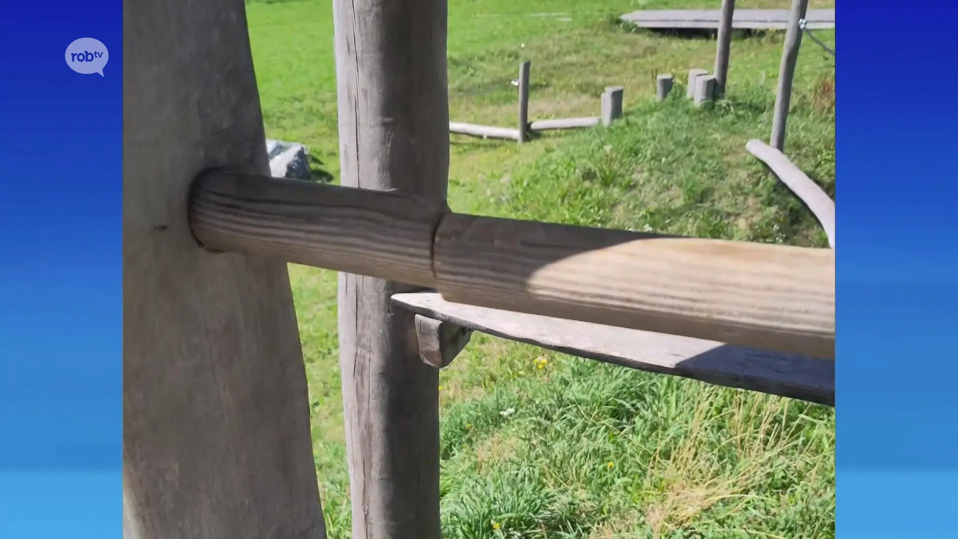 Hoofdafbeelding voor artikel Vandaal zaagt trede van speeltuin…