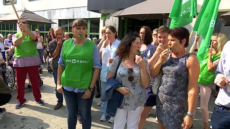 Woonzorgcentrum 't Spelthof in Lubbeek voert actie