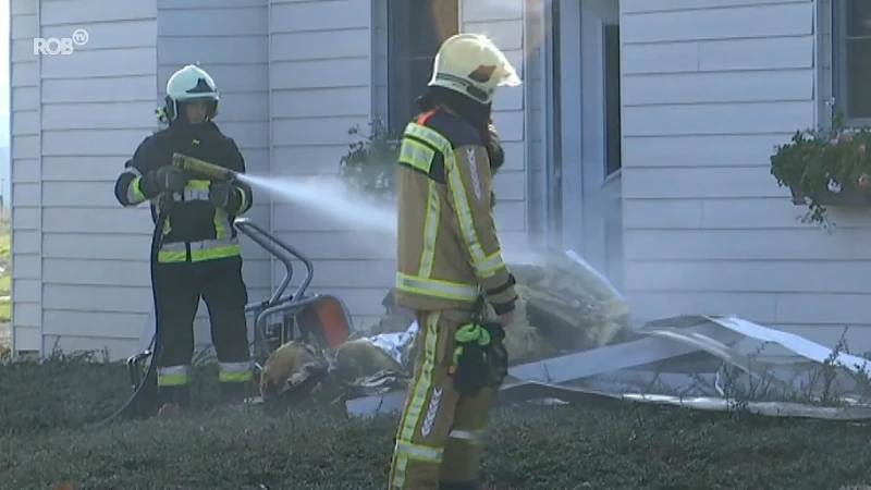 Brandweer moet uitrukken met drie ploegen voor brand in Rillaar