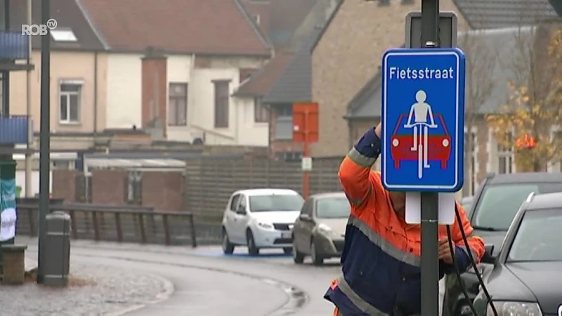 Eerste fietsstraten in Diest