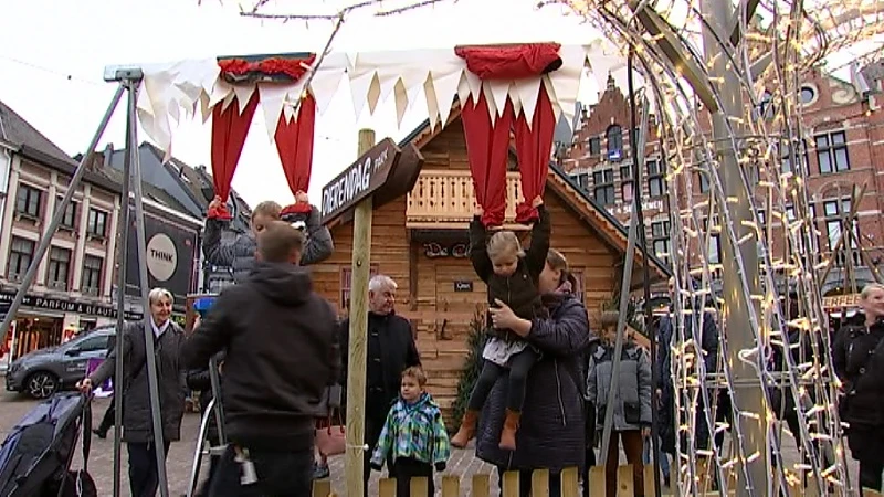 Kinderen baas op kinderwinterwonderland in Aarschot