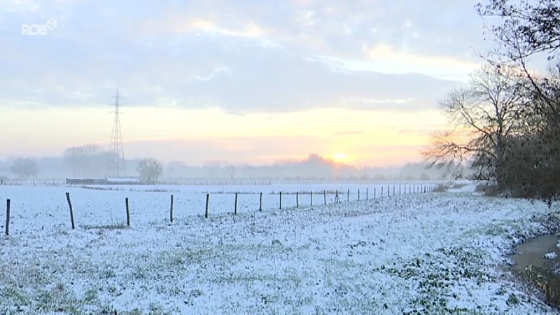 Regio ontwaakt onder wit sneeuwtapijt