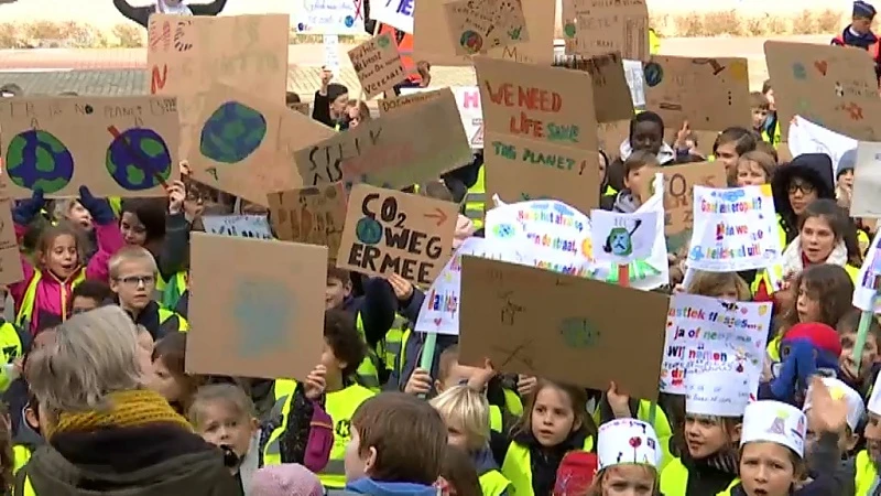 Leerlingen lagere school Herent houden mars voor klimaat, maar wat weten ze er echt over?