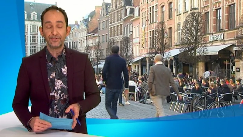 Eerste terrasjesweer lokt veel mensen naar de Oude Markt in Leuven