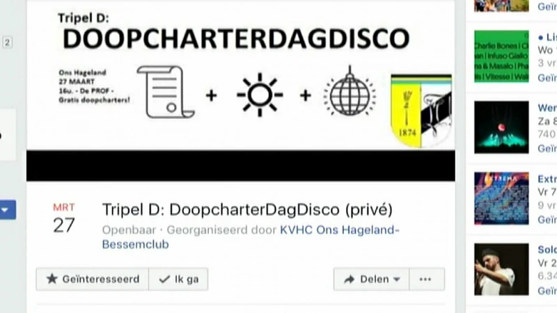 Stad niet te spreken over fuif studentenclub met naam 'doopcharterdagdisco'