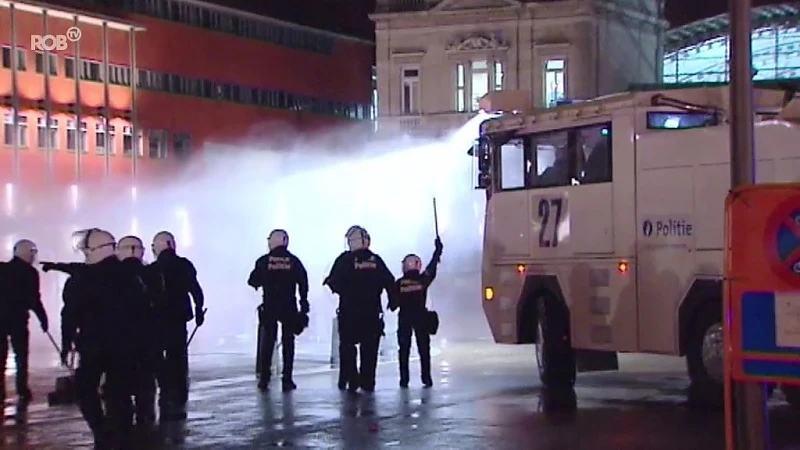 Grote politiemacht op de been in Leuven voor betogingen
