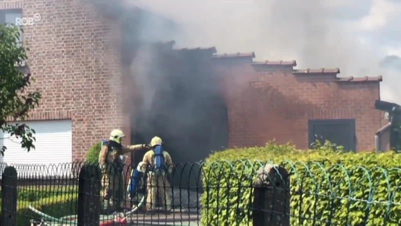 Uitslaande woningbrand in Hoegaarden