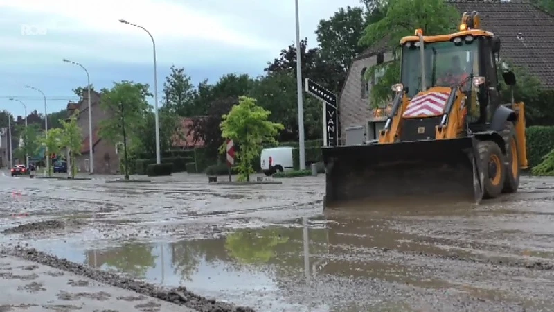 Wolkbreuk zorgt voor wateroverlast en modderstroom in Zoutleeuw