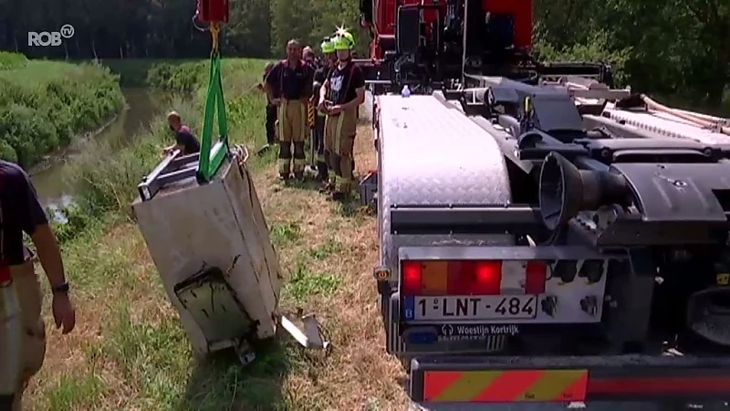 Twee kinderen vinden gestolen bankkluis in Demer in Scherpenheuvel: "We waren hier aan het magneetvissen"