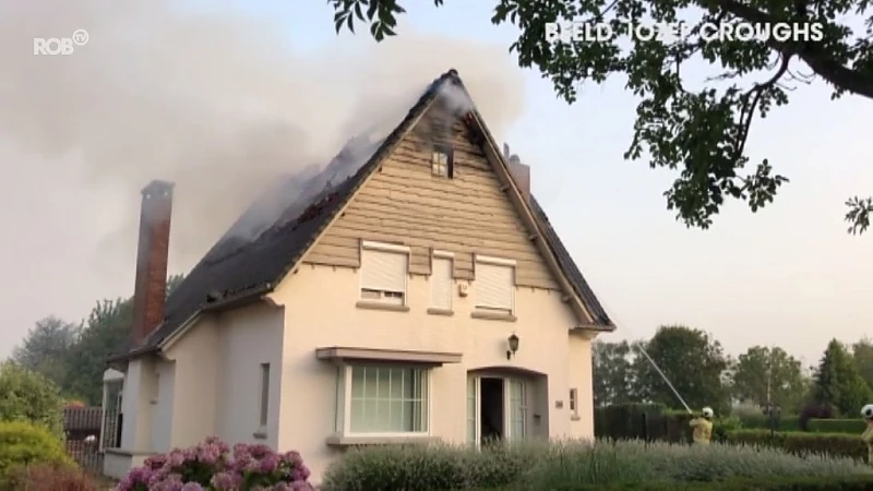 Huis in Landen onbewoonbaar na uitslaande brand