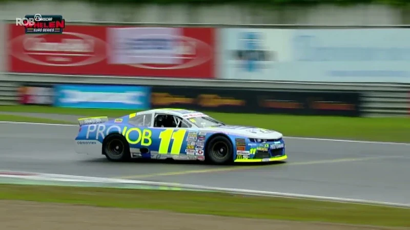 Niels Albert rijdt eerste NASCAR-race, Stienes Longin wint zijn eerste.