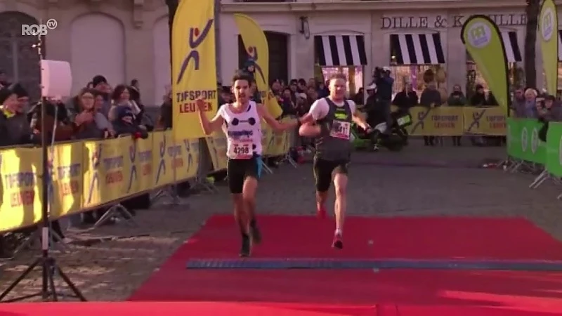 Fotofinish bij de mannen op de 12 km
