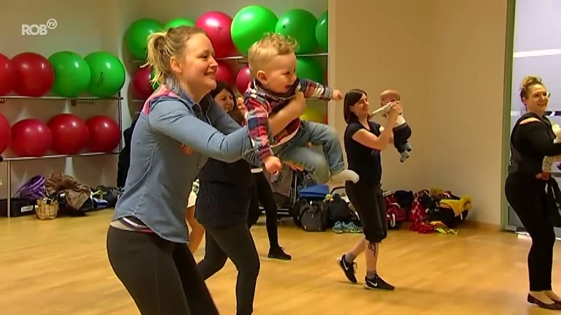 Babygym in Rotselaar: sporten met je kindje op de arm