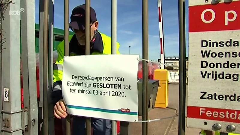Alle containerparken moeten sluiten, afvalophaling gaat voorlopig wel nog door