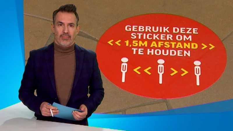 Stad Aarschot deelt rode stickers uit aan handelaars: zo weten klanten waar ze mogen staan