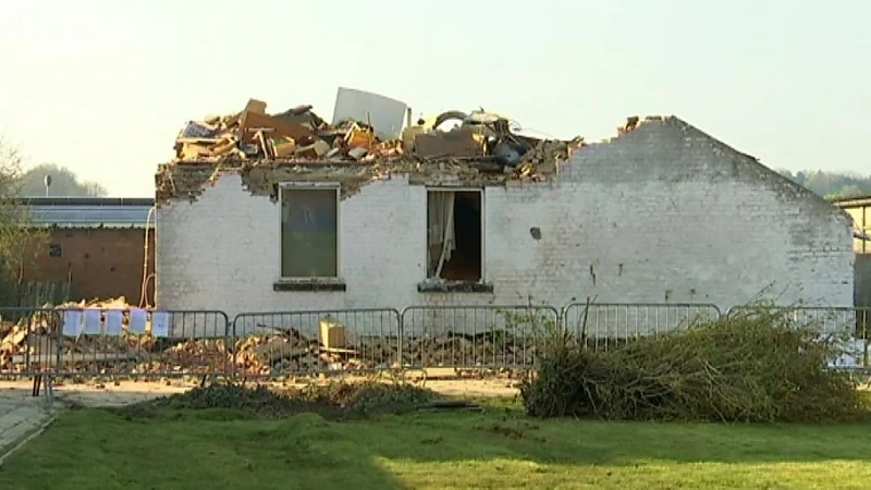 Huis in Lubbeek volledig ingestort: bewoners naar noodwoning