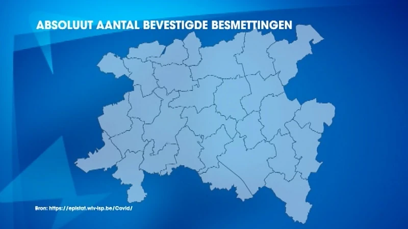 Meer dan 1500 besmettingen in onze regio, bekijk hier de kaart
