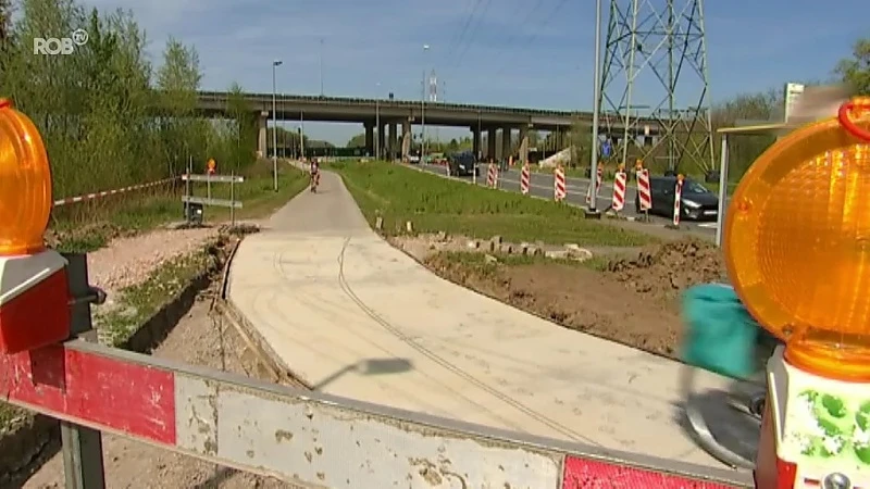 Fietser ruïneert kersvers fietspad in Wilsele, Wegen en Verkeer moet herstellen