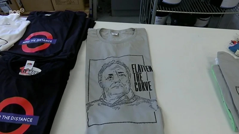 T-shirts voor social distancing