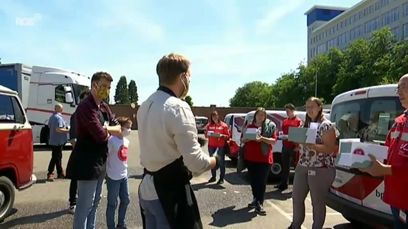 Merci Leuven trakteert op taart