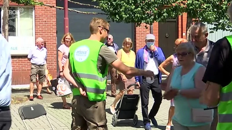 Aanschuiven voor eerste zaterdagmarkt in Scherpenheuvel