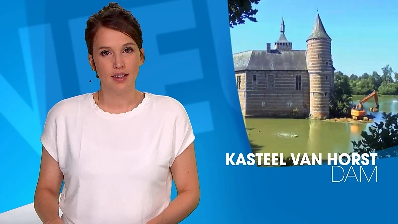 Timelapse: Zo werd dam rond kasteel van Horst geplaatst