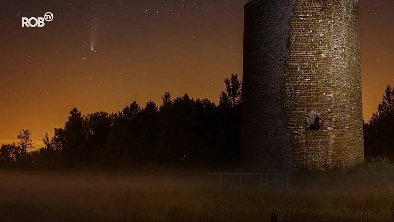 Prachtig: komeet NEOWISE maakt ommetje langs Maagdentoren