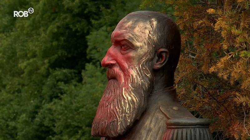 Standbeeld Leopold II in Tervuren opnieuw beklad