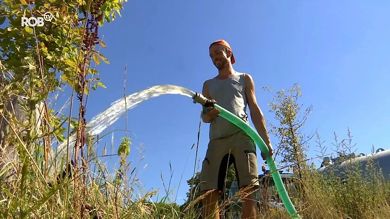 Provincie gebruikt gezuiverd afvalwater AB InBev om bomen en planten in recreatiedomein Kessel-Lo te besproeien