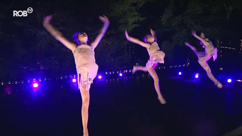 Aarschotse balletschool brengt indrukwekkende voorstelling in het stadspark voor St.-Rochusverlichting