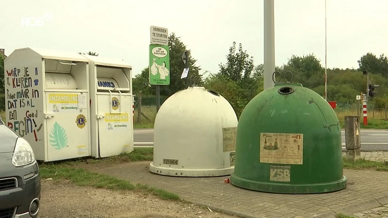 Politie betrapt man van 66 op sluikstorten aan glasbollen in Diest