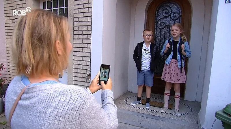 1 september? Een soms hectische ochtend met zenuwen en een foto aan de voordeur!