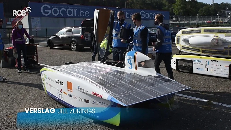 Zonnewagens van Agoria Solar Team KU Leuven klaar voor Europees Kampioenschap in Zolder