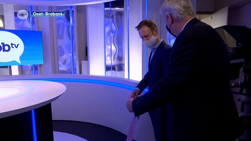 Onze nieuwe studio plechtig geopend: ROB-tv krijgt make-over