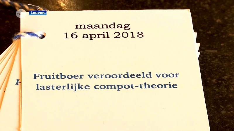 Leuvense cafébaas giet eigen mopjes en woordspelingen in digitale scheurkalender