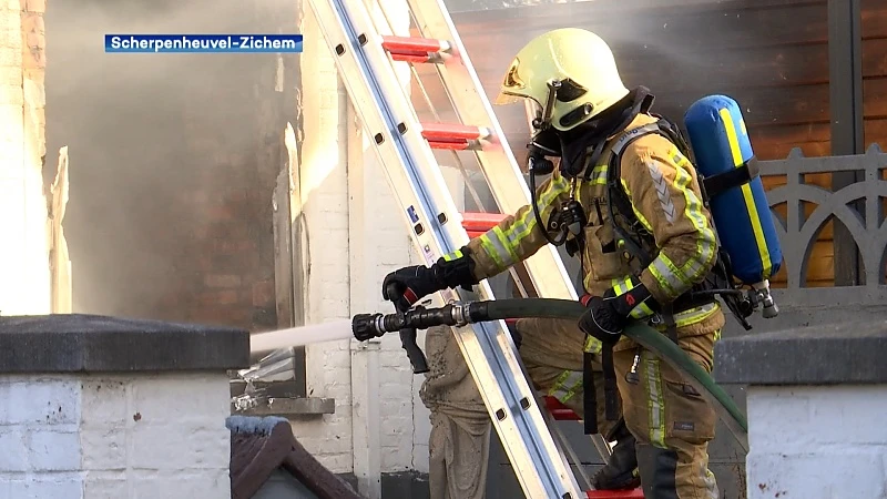 Felle woningbrand in Scherpenheuvel, hondje overleden