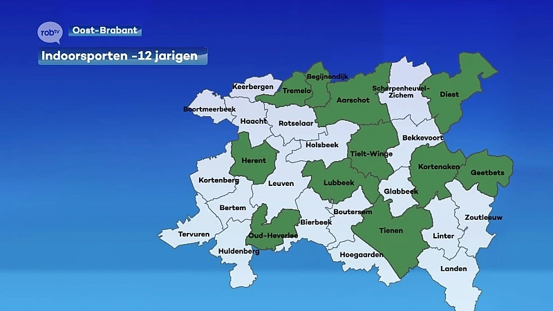 In deze 11 van de 30 steden en gemeenten in onze regio mogen kinderen onder de 12 jaar opnieuw binnen sporten