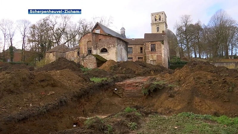 Archeologen KU Leuven leggen restanten van voormalig klooster in Scherpenheuvel bloot